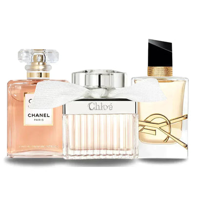 BLACK FRIDAY 3 perfumes: Chanel COCO MADEMOISELLE, Yves Saint Laurent LIBRE, CHLOÉ (Eau de Parfum)